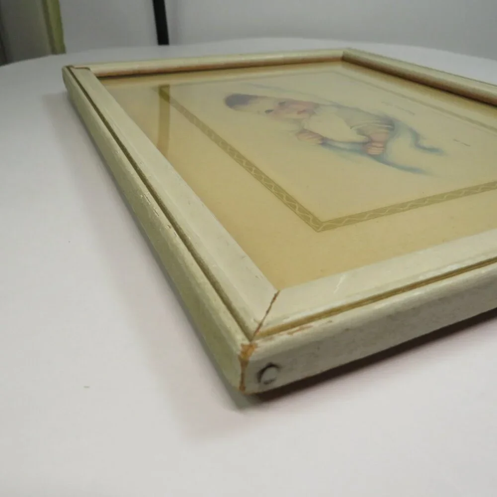 Vintage baby lithograph